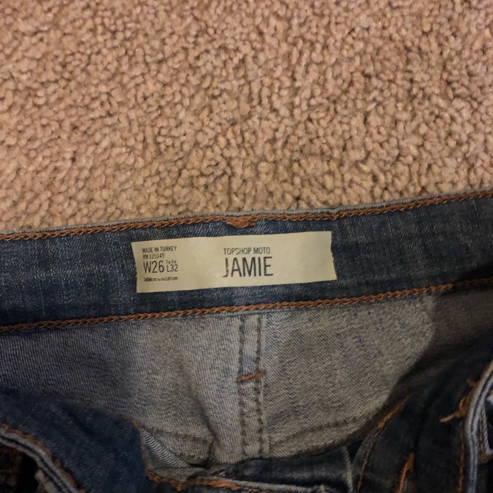 Top shop skinny jeans